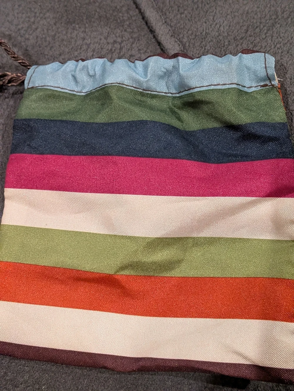 Coach Legacy Striped Multicolor Jewlery Pouch